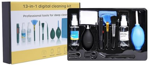 Kit de limpieza digital, juego de pantalla, eliminador de polvo, 8 en 1, herramientas de limpieza electrónicas para ordenador portátil, monitor TV, reloj inteligente, cámara de teléfono, teclado de