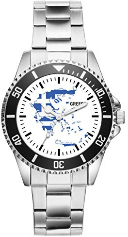 KIESENBERG Griechenland Geschenk Artikel Idee Fan Uhr 1094