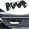 DIYUCAR 4pcs Kohlefaser ABS Innentürgriff Schüssel Trim Cover Aufkleber für 3 4 Serie f30 f32 f35 316i 318i 320li 2013-2017 Zubehör (Kohlefaser)