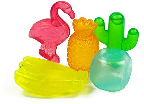 Legami Club Tropicana Lot de 16 cubes de glace réutilisables Multicolore