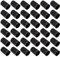 Cabilock 100pcs PVC Heat Shrink Capsules Wine Shrink Wrap Wine Bottle Capsules Shrink Wrap Wine Bottle Tops Covers 33mm (Black)
