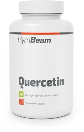 GymBeam Quercetina 475mg 90 cps, un estratto dell'albero della pagoda giapponese, Rinforza le difese immunitarie, Potente Antiossidante, in Capsule pratiche, Senza glutine e vegan
