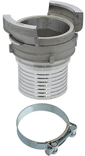 HUGGY TUYAUX Raccord symétrique guillemin, DN 100 x 100 mm, avec Collier à tourillon