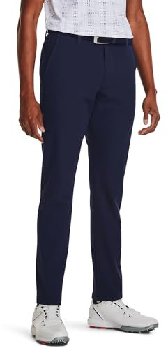 Under Armour Drive Tapered Pants Pantalons, (410) Bleu Marine Minuit/Gris Halo, 30W x 32L Homme