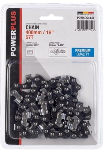 PowerPlus POWACG4441 Catena per Motosega, 400 mm, 57 T, Alta Qualità