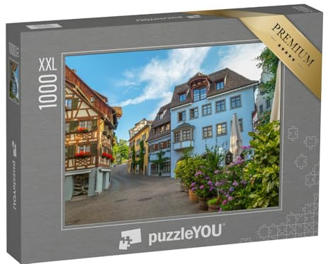 Puzzle 1000 Teile XXL „Gasse in Meersburg am Bodensee“