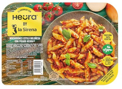 La Sirena Listísimos Macarrones Boloñesa Picada Heura 300g (Congelado)