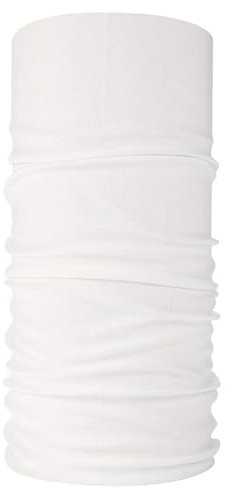 ware-direkt Multifunktionstuch Damen Herren Loop Schal Halstuch Schlauchschal (Weiß)