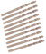 M35 HSS-CO 1.0-5.0MM Cobalt Drill Bit Set for Drilling in Stainless Steel (3.5mm)