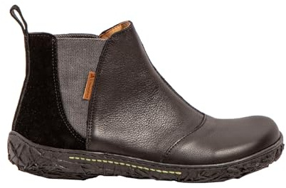 El Naturalista Damen Ankle Boots Yggdrasil, Frauen Stiefeletten,flach,Stiefel,Bootee,Booties,halbstiefel,Kurzstiefel,Black,36 EU / 3.5 UK