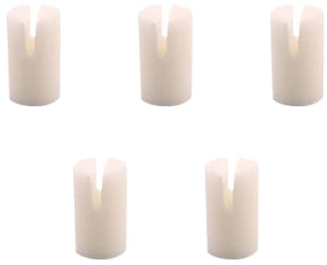 Gokoti 5 Piece Real Bone Banjo 5Th String Nut Beef Bone Color 5x3mm Musical Instrument Accessories for 5 String Banjo