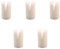Gokoti 5 Piece Real Bone Banjo 5Th String Nut Beef Bone Color 5x3mm Musical Instrument Accessories for 5 String Banjo
