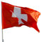 Banderas internacionales mundiales - Bandera de Suiza - Bandera de Suiza 90 x 150 cm - Mundial