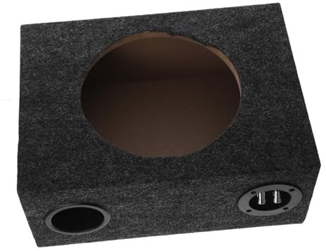 SOLUSTRE Subwoofer Enclosure para Coche Caja De Subwoofer De Diseño Elegante Instalación Rápida Y Materiales Duraderos