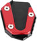 Zohisin Motorrad-Seitenständer-Pad, Aluminiumlegierung, Seitenständer-Pad, Vergrößerungs-Verlängerungsplatte für YZF R25, YZF R3 MT-25 MT-03 (Red)