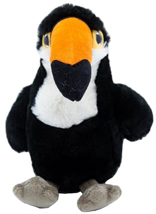 Cute Since 1999 Kuscheltier Baby ab 0 Monate - Kuschel für Junge & Mädchen - Sachen & Geschenk für Neugeborene - Plüschtiere Kinder - Vogel Stofftiere (Tukan)