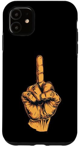 Funny Middle Finger Costume Case for iPhone 11