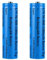 2 Pezzi Batteria 3200mAh Ni-MH Ricaricabile, 3.7V Button Top NiMH Batterie, 3.7Volt Bottone Alto Alta Capacità Pile Ricaricabili per Fotocamera/Piccolo Ventilatore/LED Lampada Frontale/Luci Solari