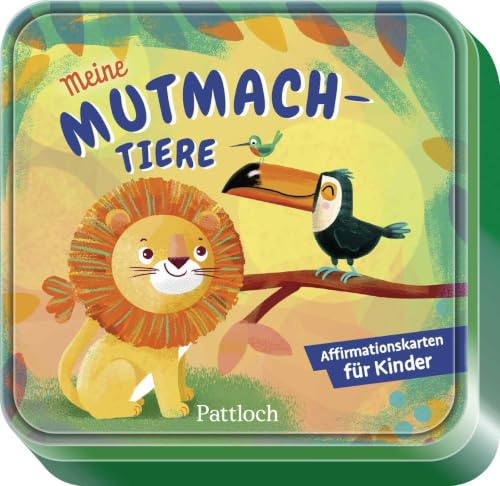 Meine Mutmach-Tiere: Affirmationskarten für Kinder | Tierische Mutmachkarten für Kinder ab 5 Jahren (Kartensets für Kinder)