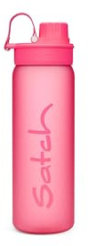 Satch Sport Trinkflasche Pink | 650 ml Volumen, auslaufsicher, spülmaschinenfest und für Kohlensäure sowie Sport- und Erfrischungsgetränke geeignet