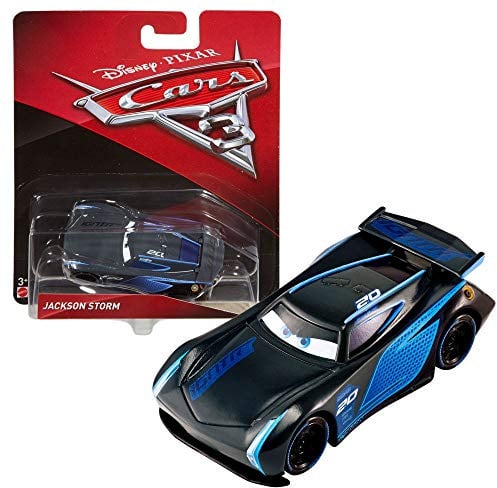 Mattel Games Disney Pixar Cars 1:55 Die-Cast Car Model - Jackson Storm, Toddler, Unisex, 3+ Years