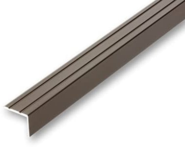 (10,34EUR/m)25 x 20 x 1180 mm Treppenwinkel bronzefarben selbstklebend Treppenkantenprofil Treppenkante