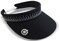 Surprizeshop Ladies Crystal Embellished Golf Visor - Black
