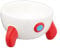 KitchenCraft Ceramic Rocket-Shaped Novelty Egg Cup, 6 x 6 x 3.5 cm (2.5 x 2.5 x 1.5) - White / Red