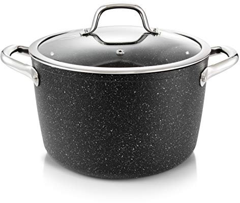Tescoma 780325 President Stone Pentola con Coperchio, 24 cm