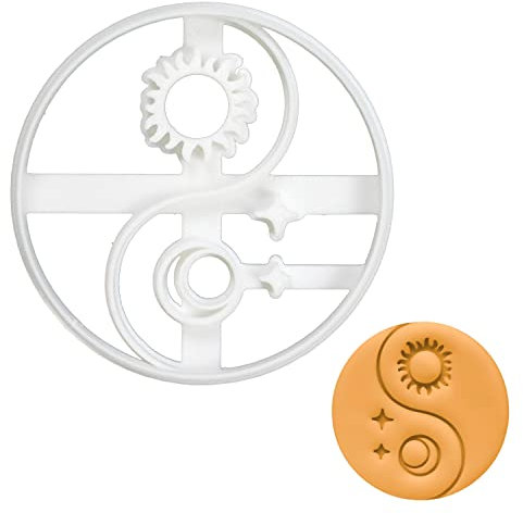 Yin Yang Ausstechform, 1 Teil