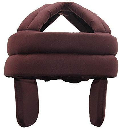 Casque de Protection pour Personnes Âgées Casque de Sécurité Anti-Chute Chapeau de Protection de Tête Coton Respirant Chapeau Anti-Collision Vieil Homme avec Protection Auditive, Taille Ajustable