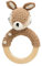 Sebra goldige Baby Häkelrassel Greifling Crochet REH Dixi Rehkitz Hellbraun