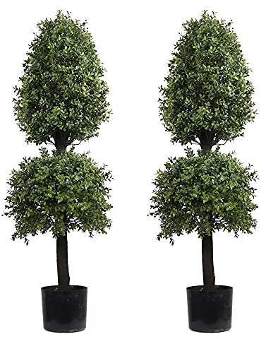 Buchsbaum, Guihua Kugelform, künstlicher Formschnittbaum, Heimbüro, Dekoration, für Innen- und Außenbereich, im Topf