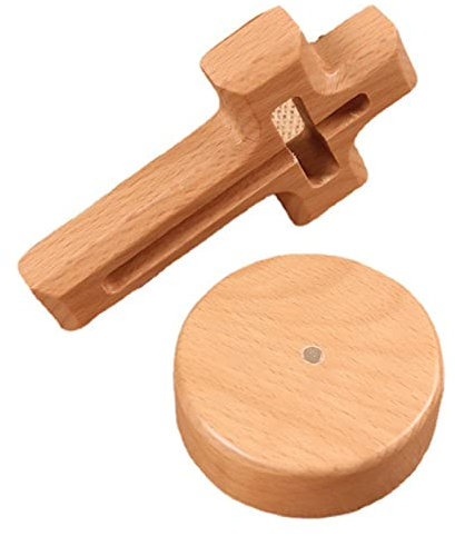 SLDHFE Holzkreuz zum Stehen, 11,9 cm, Altarkreuz mit Ständer, rustikales Holzkreuz, stehend, Holzkreuz, Tisch, Altarkreuz für Zuhause oder Kirche Dekor