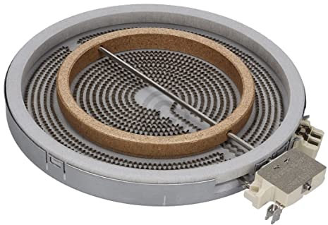 Zweikreis Strahlheizkörper 2000/100 Watt 230mm für Glaskeramikkochfelder kompatibel zu EGO 10.51216.412 Zweikreis-HiLight-Heizkörper kompatibel wie Miele 4342391
