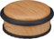Türbeschlag rund Holzoptik 10 x 4,5 cm Metall Türstopper Türstopper