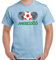 Mexico 86 T-Shirt Mens Retro 1986 World Cup Logo Kit England Retro Top Blue