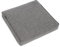 bomoe hochwertiges Outdoor Loungekissen 50x50cm – Bequemes Sitzkissen 8cm dick Polster Bezug Waschbar Gartenkissen UV-Schutz – Rattan Lounge Auflage Gartenmöbel Sitzauflage Hellgrau – ilano