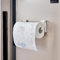 LNGFSH 2 Pièces Porte Sopalin Magnétique Puissant, Porte Essuie Tout Porte-Serviettes Porte Rouleau Papier Cuisine Grande Support Sopalin Mural, Blanc