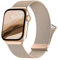 Metallarmband Kompatibel mit Apple Watch Armband 42mm 44mm 45mm 46mm 49mm, Edelstahl Mesh Armband mit Magnetverschluss für Apple Watch SE Series 10 9 8 7 6 5 4 3 2 1 Ultra, Rose Gold
