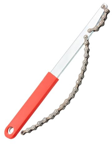 CRLLDPM 1 Pezzi Catena per Bici Chiave Pacco Pignoni, Chiave a Frusta con Bici Chiave Pacco Pignoni, Fruste per Catena per Bicicletta, Attrezzi Bici, per Bicicletta