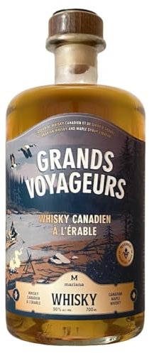 Whisky canadien au sirop d'érable Grands voyageurs - Les Trésors d'érable