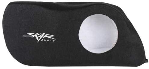 Skar Audio Einzelnes 20,3 cm (8 Zoll) versiegeltes Subwoofer-Gehäuse, kompatibel mit Honda Civic Schrägheck-Fahrzeugen 2017–2021
