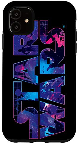 Hülle für iPhone 11 Star Wars Logo Retro 90s Galaxy
