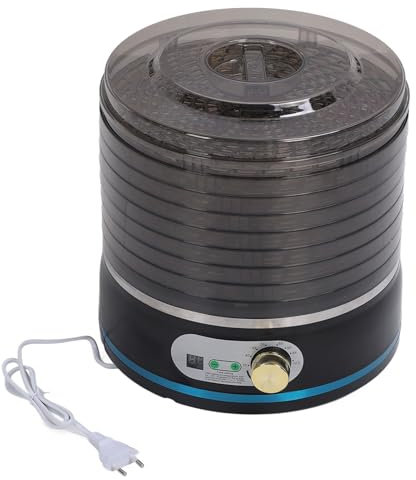 Deshidratador de Alimentos, Máquina deshidratadora de alimentos de 8 capas para fruta y cecina, Deshidratador Eléctrico de Alimentos DIY Para Frutas Secas, Verduras Secas