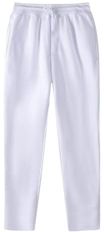 Generico Pantalone Donna Palazzo Vita Alta in Cotone Leggero - Jogger Push Up Pantaloni Pelle, Pantaloncini Antisfregamento Taglie Forti