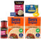 Sweet & Sour Asian Bundle Consists of Stir Fry Sauce, Prawn Crackers, Pineapple Slices, and Microwave Rice
