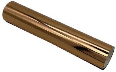 HeißPräGe-Folie Breite 15 cm pro Rolle, Verpackung, Bastelpapier, Quill-Heißprägefolienpapier for DIY, Kunsthandwerk, Sammelalbum, Geschenk, Laminierfolie(Rose Gold)