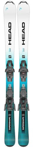 HEAD SUPERSHAPE Team Easy Ski Set 2025 inkl. JRS 7.5 GW CA BR 78 solid Black/Speed Blue, 127