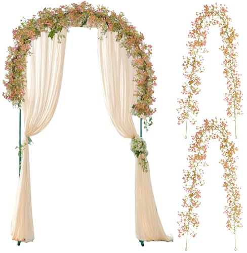 astylishome Garden Artificial Plants Outdoor UV Resistant Plant Faux Leaves Vine Greenery for Fall Home Garden Porch Decoration Centerpiece Wedding Party Decor 2506